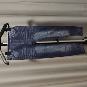 "fake" jeans leggings